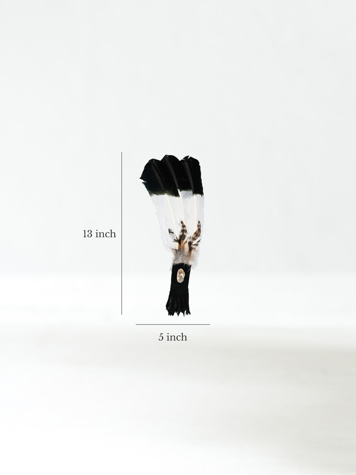 Medicine Man Prayer Fan Dimension | si0573-Black