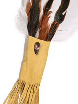 Medicine Man Prayer Fan - Gold 1 | si0575-Gold