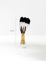 Medicine Man Prayer Fan - Gold Dimension | si0575-Gold