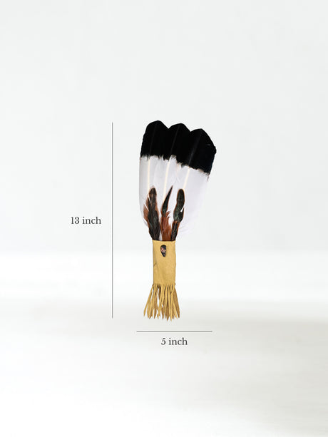 Medicine Man Prayer Fan - Gold Dimension | si0575-Gold