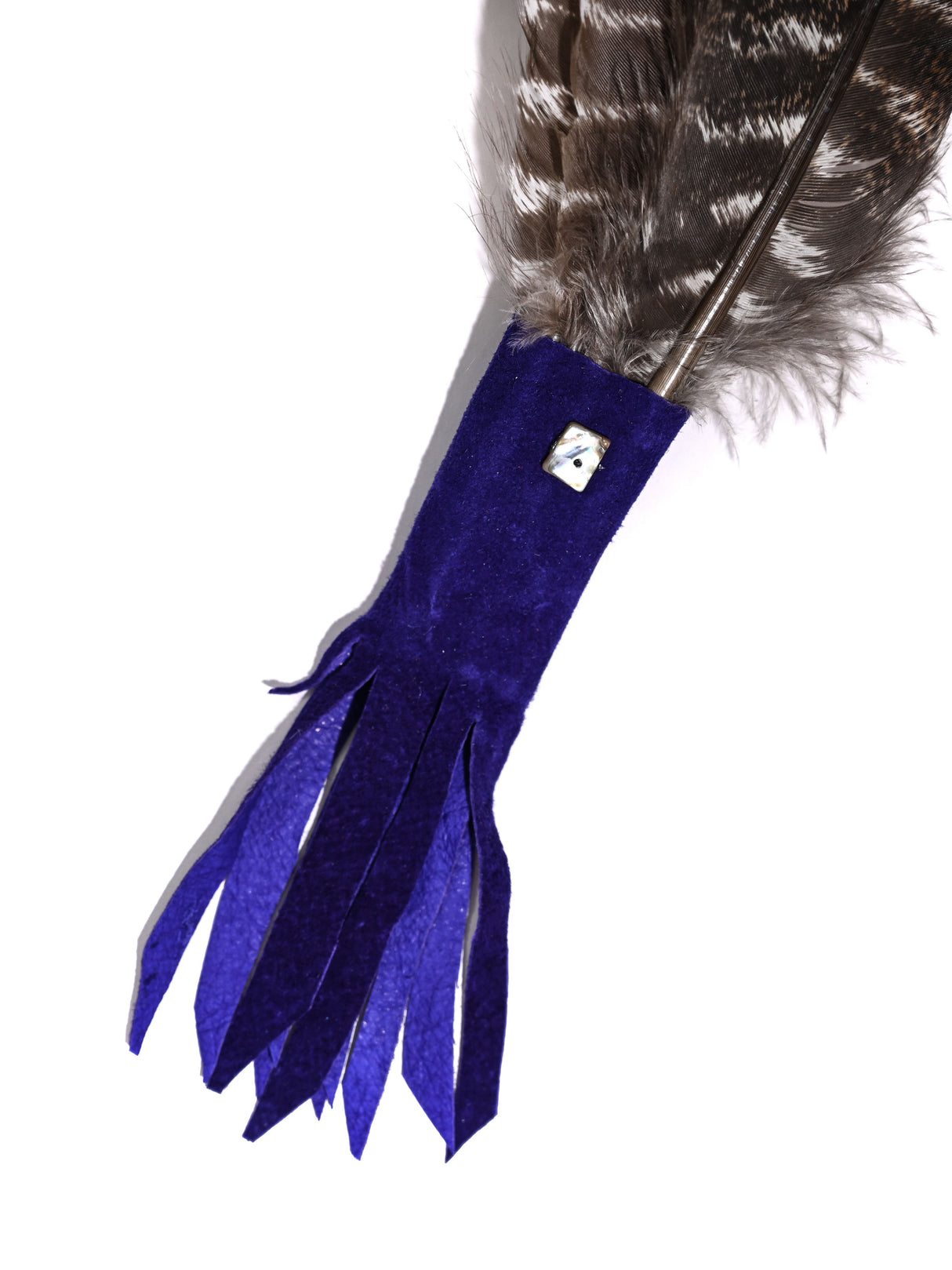 Medicine Man Prayer Fan -si0575-Indigo_02 | si0575-Indigo