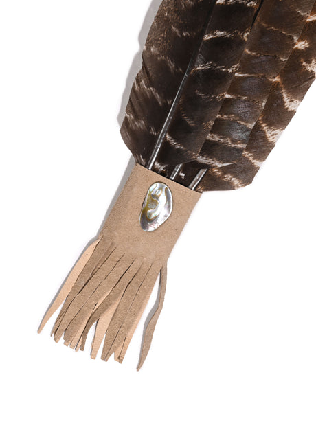 Medicine Man Prayer Fan - Natural 1 | si0575-Natural