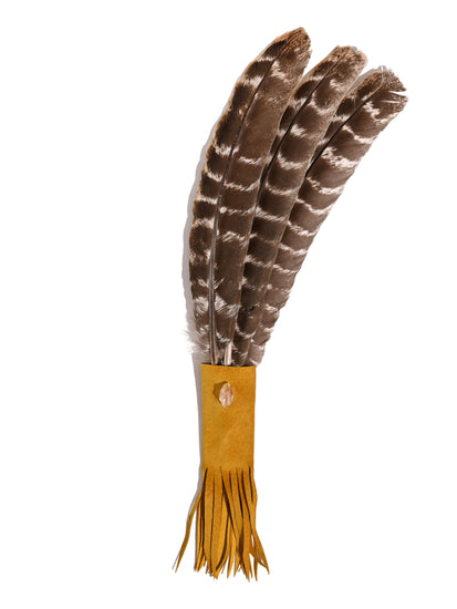 Medicine Man Prayer Fan | si0575-Natural