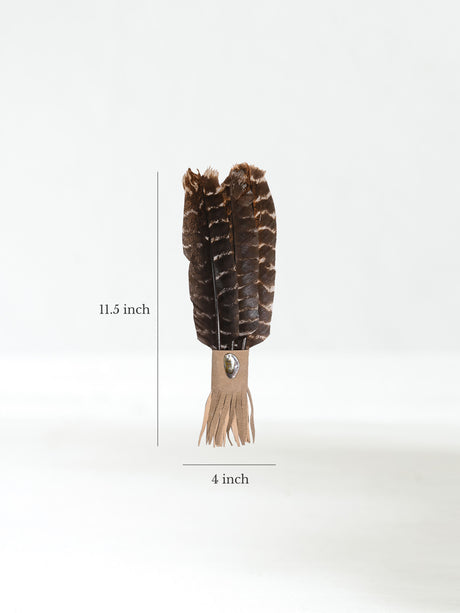 Medicine Man Prayer Fan - Natural Dimension | si0575-Natural