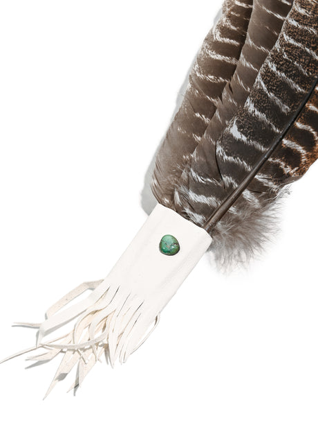 Medicine Man Prayer Fan | si0575-White