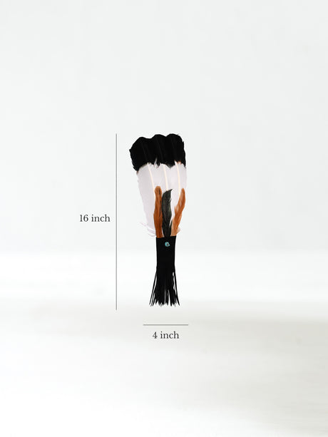 Medicine Man Prayer Fan Dimension | si0575-Black