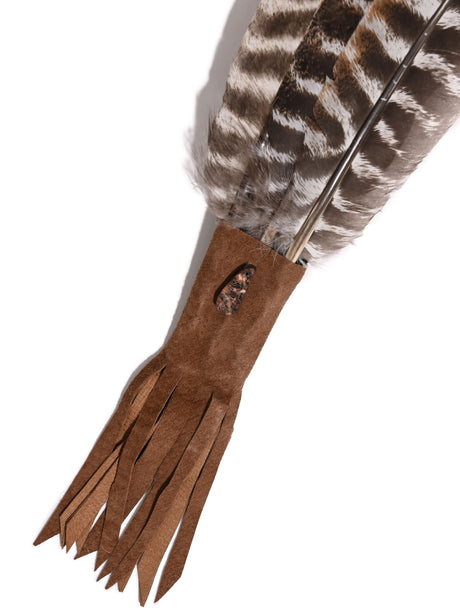 Medicine Man Prayer Fan | si0575-Chocolate