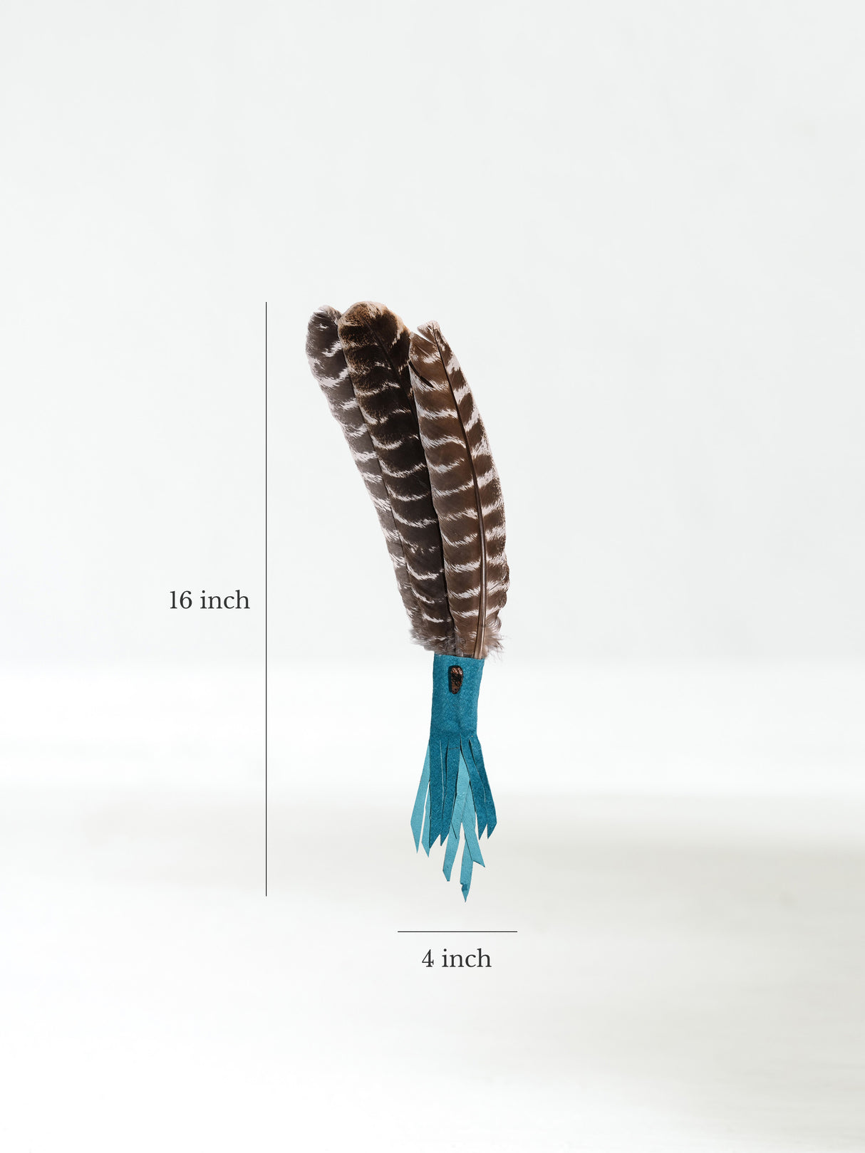 Medicine Man Prayer Fan Dimension | si0575-Turquoise
