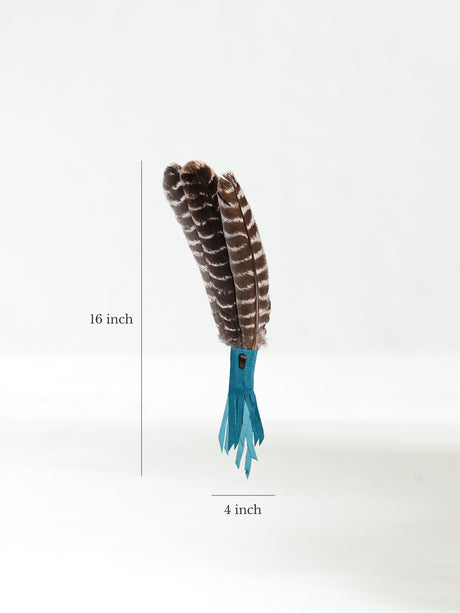 Medicine Man Prayer Fan Dimension | si0575-Turquoise