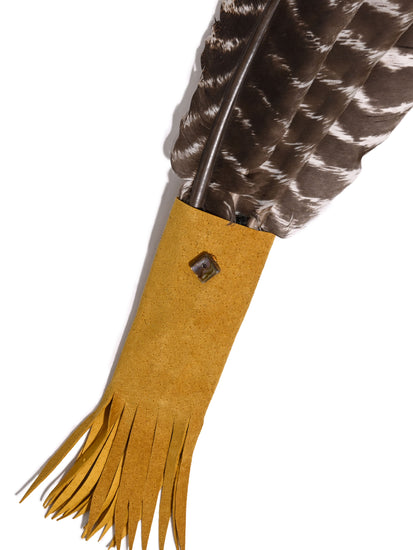 Medicine Man Prayer Fan | si0575-Natural