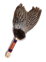 Spirit Prayer Fan with Bone Handle