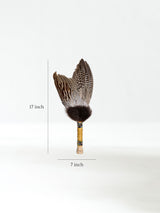 Spirit Prayer Fan with Bone Handle - Gold Dimension | si0578-Gold
