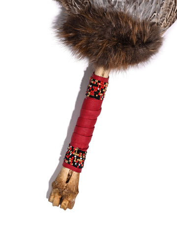 Spirit Prayer Fan with Bone Handle