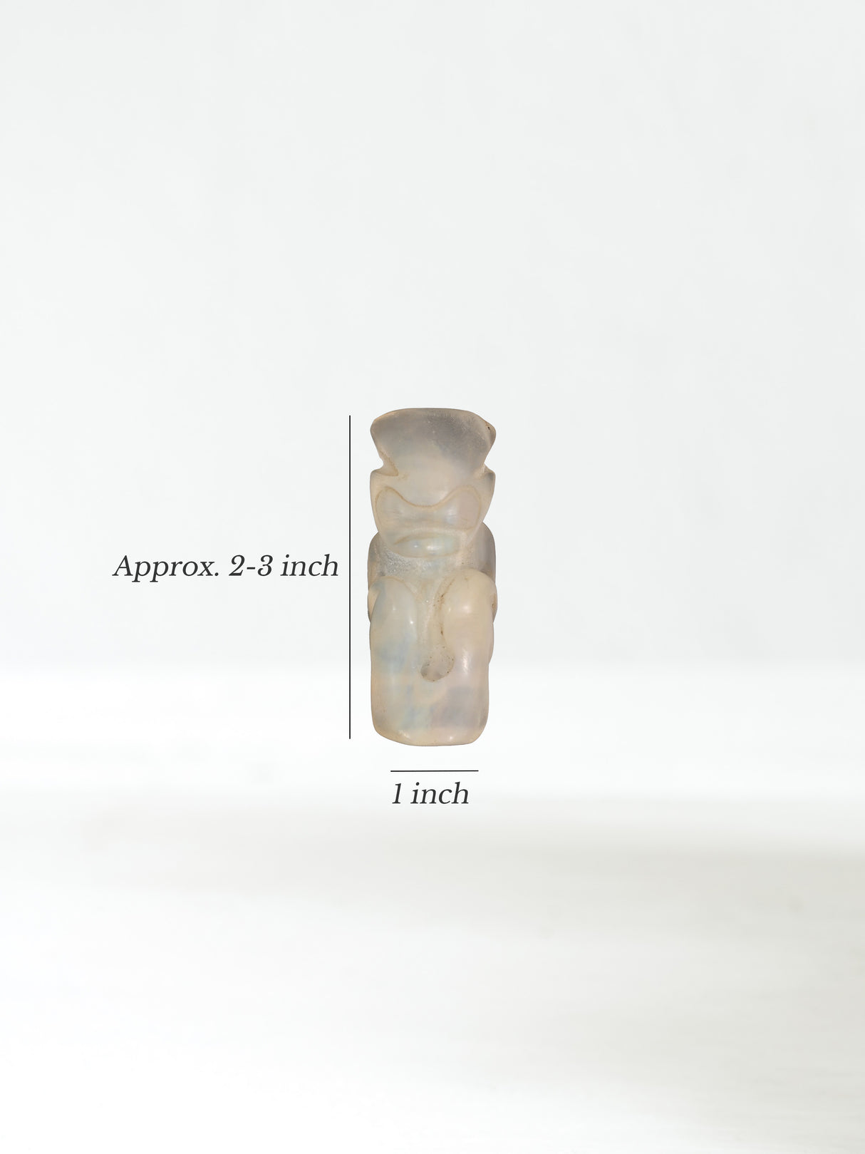 Hongshan Crystal Carved Shaman-figure Dimension | si0602