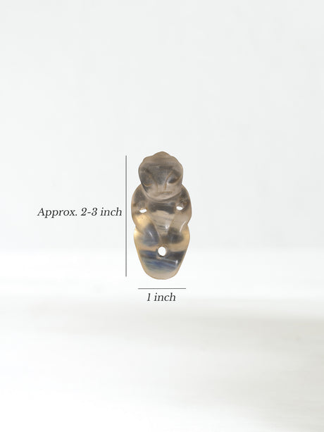 Hongshan Opal - Shamanistic Seated Figure Dimension | si0615