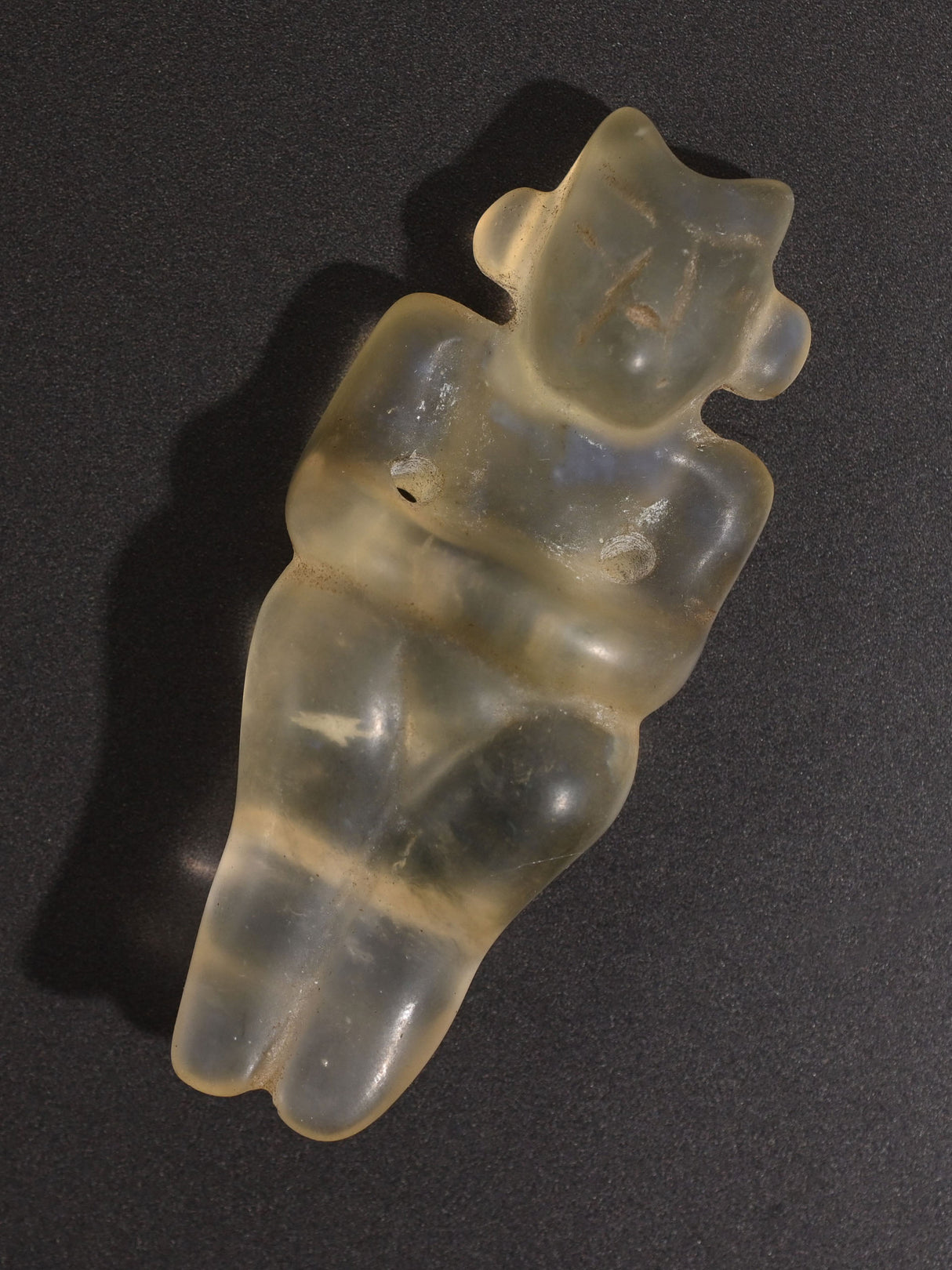 Hongshan Opal - Shamanistic Seated Figure