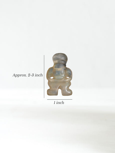 Hongshan Opal - Shamanistic Seated Figure Dimension | si0618