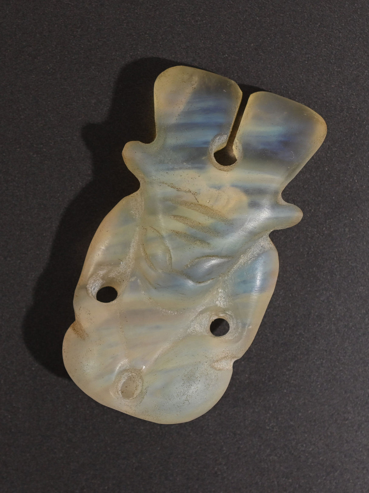 Hongshan Opal - Shamanistic Seated Figure