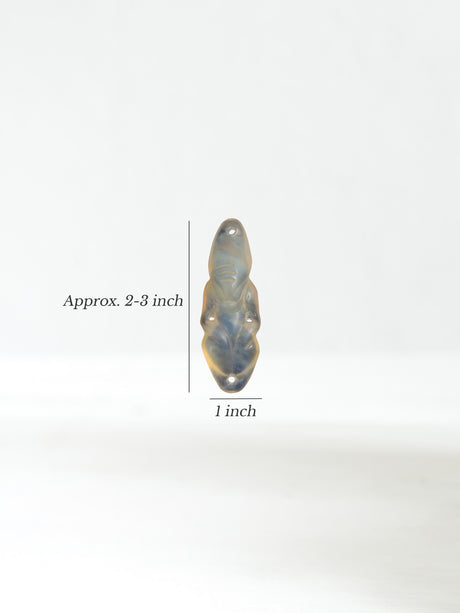 Hongshan Opal - Shamanistic Seated Figure Dimension | si0624