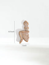Hongshan Jade Prince Figure Pendant Dimension | si0628