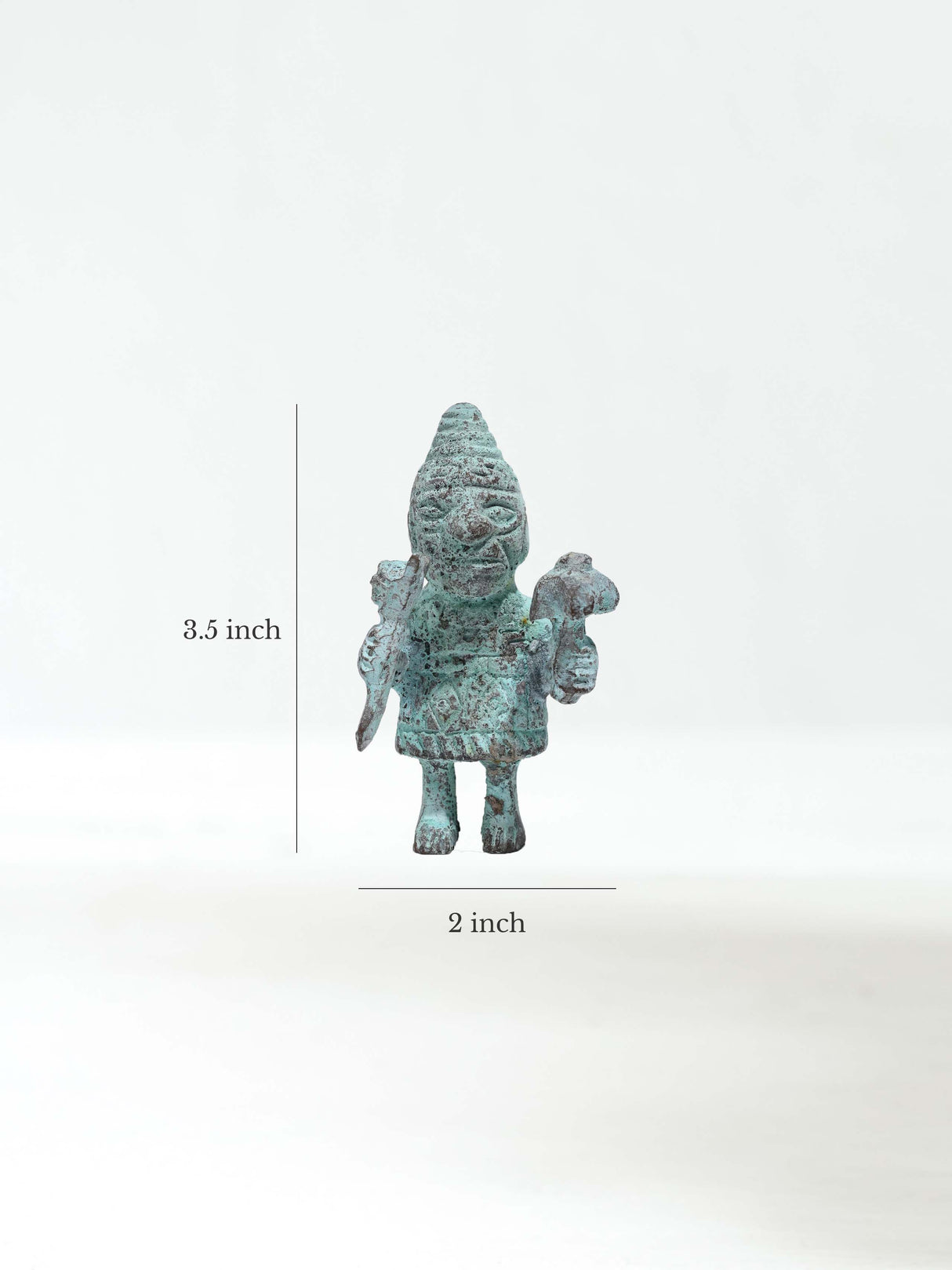 Shaman Brass Statue Dimension | si0630