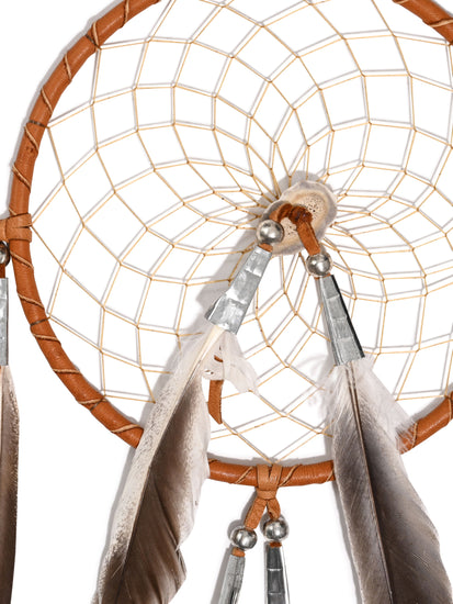 6" Bone Charm Dreamcatcher | si0376-Tan