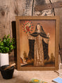 Vintage St. Rose of Lima Cuzco School Painting | sipc02