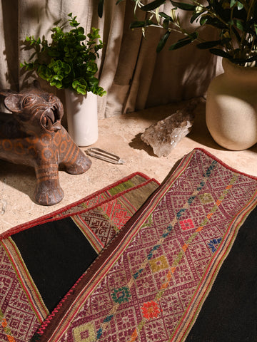 Vintage Q'ero Andean Lliklla Mestana Cloth - Large