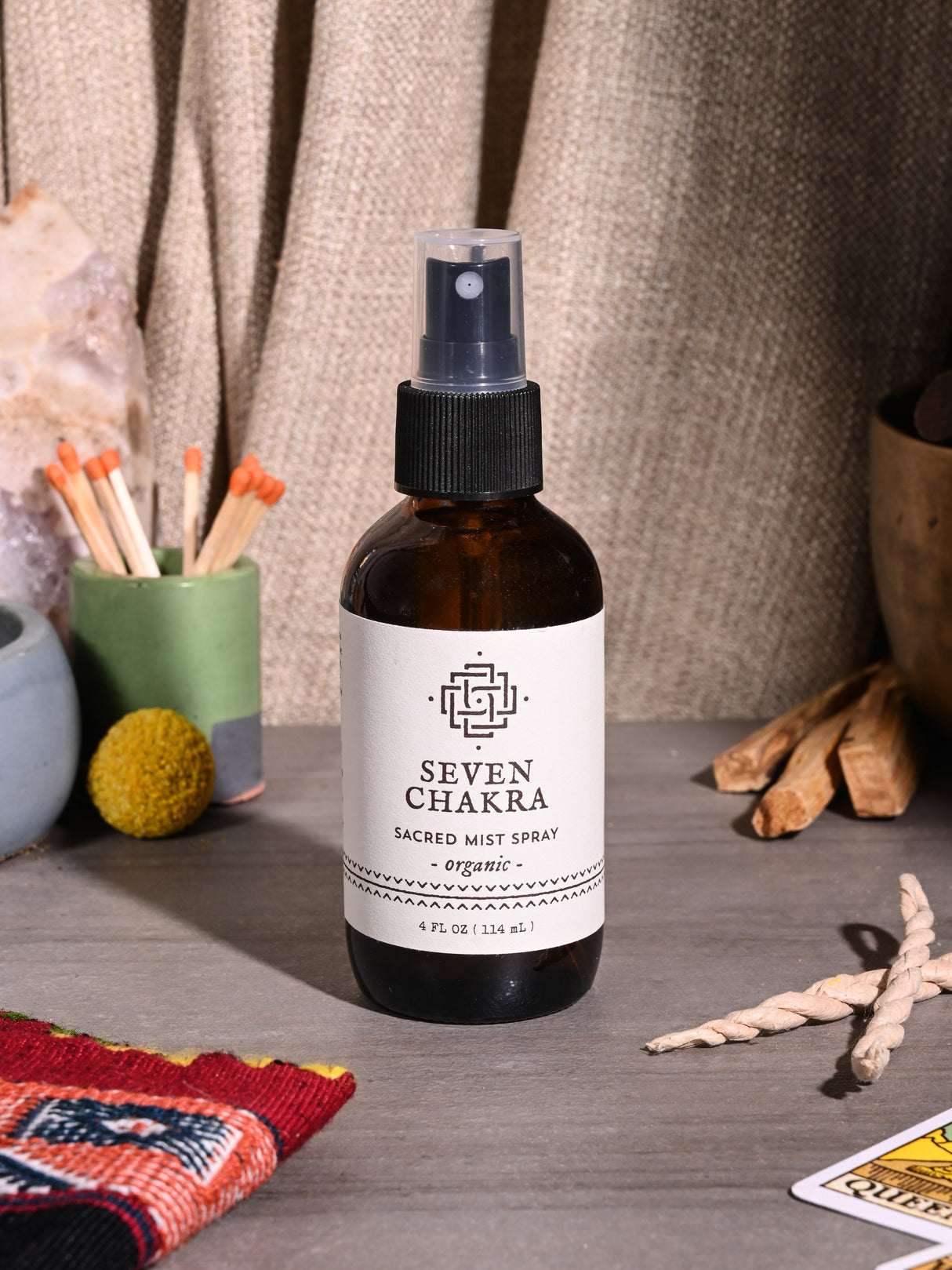 Shamans Market 7 Chakra Organic Sacred Spray LS | sm-02s