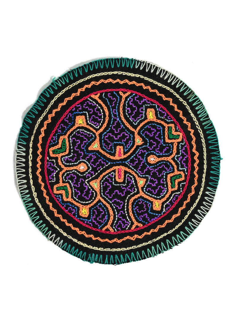 Shipibo Embroidery Cloth - Round