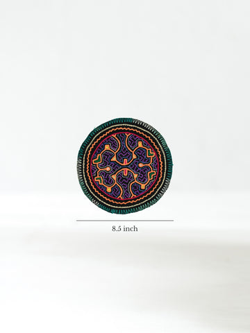 Shipibo Embroidery Cloth - Round