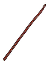 Chincheros Handwoven Chumpi Belt | tx0053-Burgundy-Orange