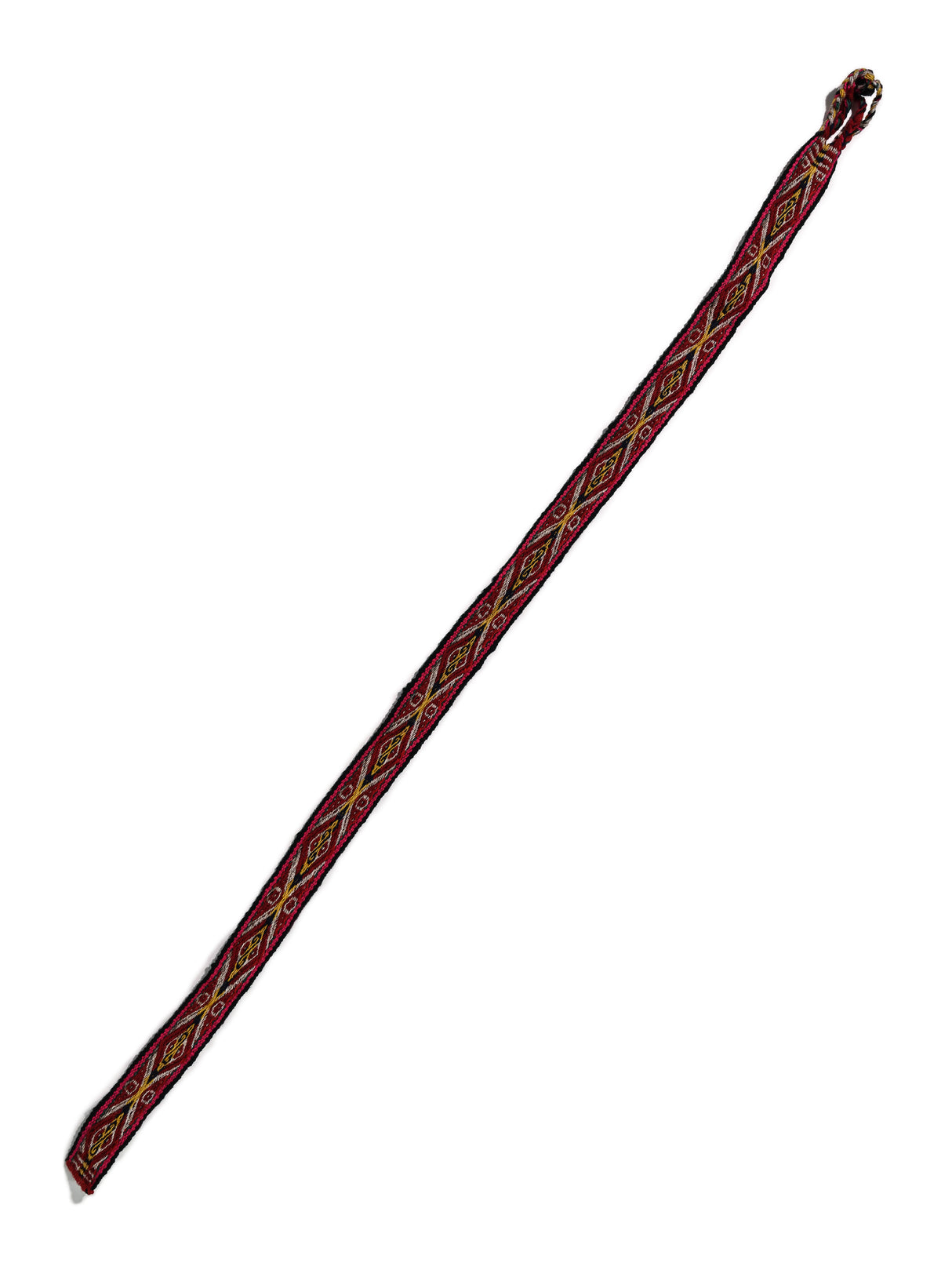 Chincheros Handwoven Chumpi Belt | tx0053-Kaleidescope