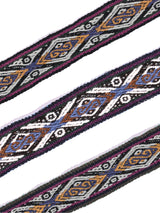 Chincheros Handwoven Chumpi Belt Group  | tx0053-Black Berry