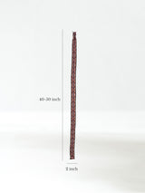 Chincheros Handwoven Chumpi Belt Dimension  | tx0053-clay