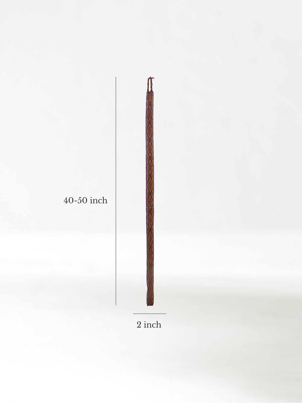Chincheros Handwoven Chumpi Belt Dimension | tx0053- Midnight