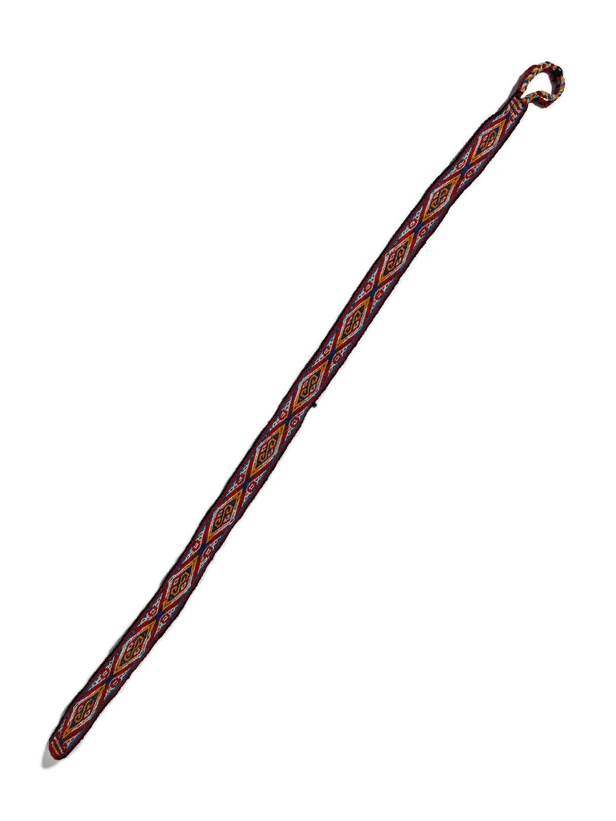 Chincheros Handwoven Chumpi Belt | tx0053-rojo