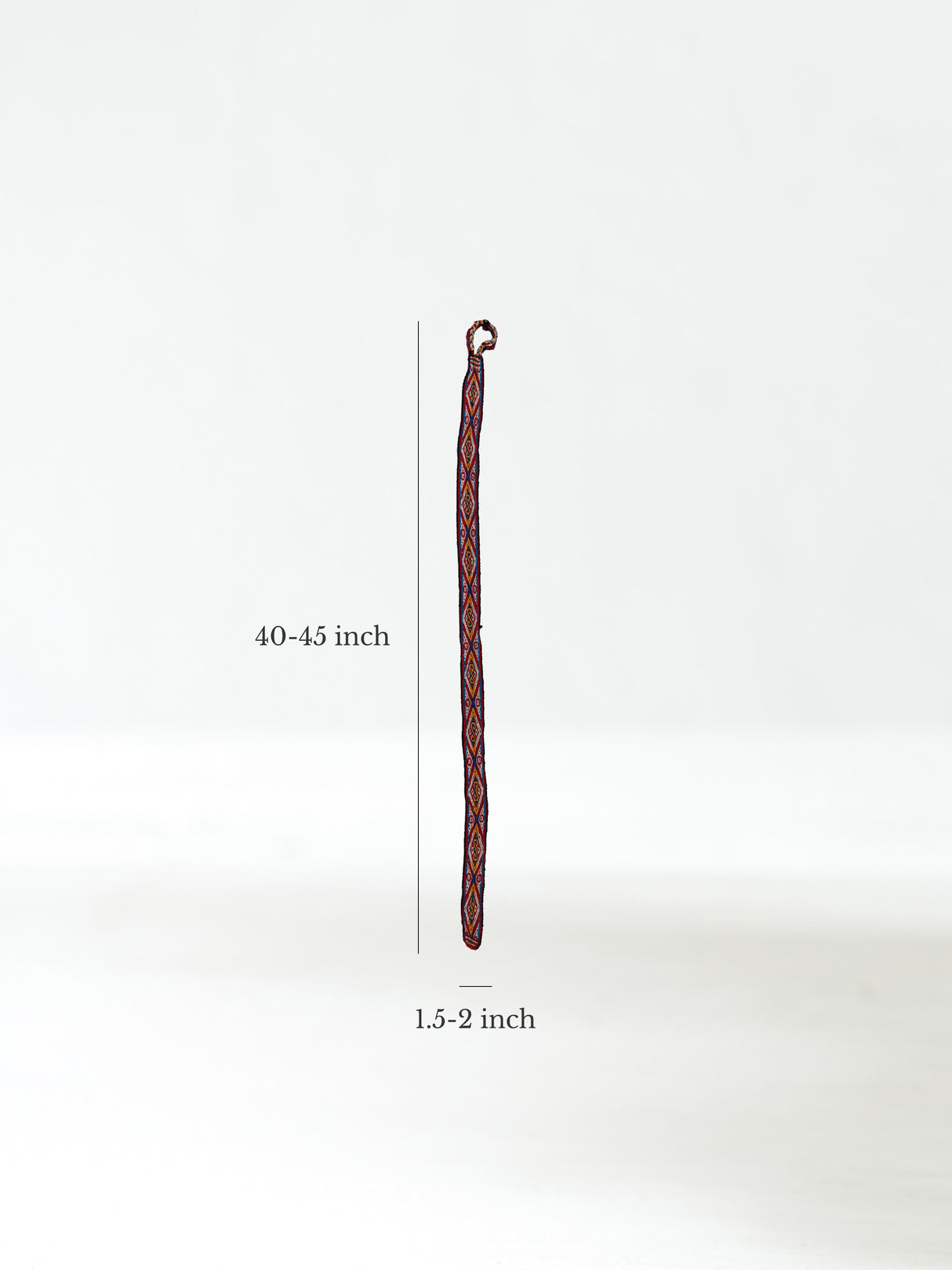Chincheros Handwoven Chumpi Belt Dimension | tx0053-rojo