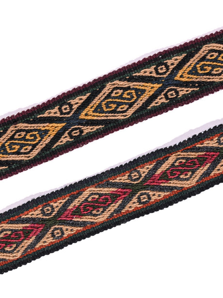 Chincheros Handwoven Chumpi Belt Group | tx0053-Sienna Black