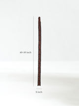 Chincheros Handwoven Chumpi Belt Dimension | tx0053-Sienna Black