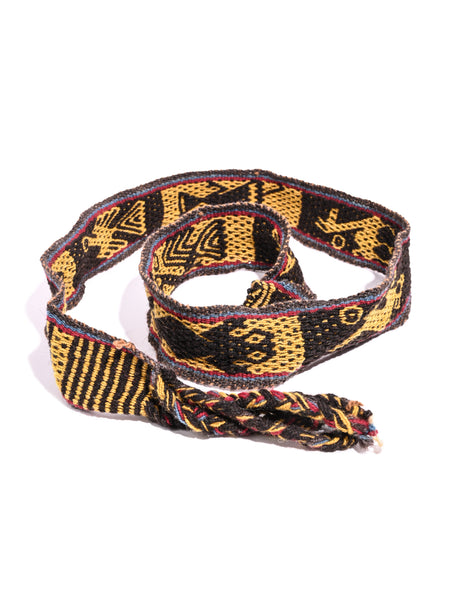 Chincheros Handwoven Chumpi Belt  | tx0053-Summer Night