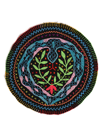 Shipibo Embroidery Cloth - Round