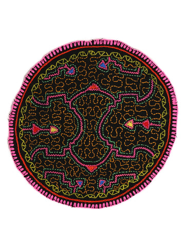 Shipibo Embroidery Cloth - Round