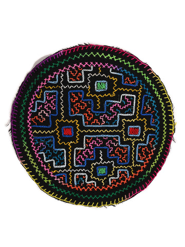 Shipibo Embroidery Cloth - Round