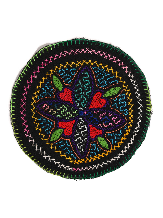 Shipibo Embroidery Cloth - Round | tx0104