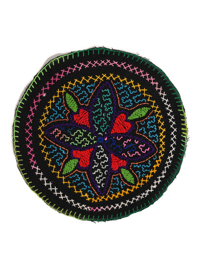 Shipibo Embroidery Cloth - Round | tx0104