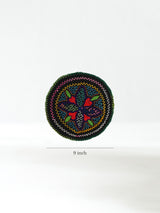 Shipibo Embroidery Cloth - Round Dimension | tx0104
