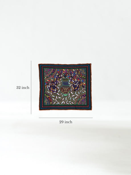 Shipibo Embroidery Cloth - Large Dimension | tx0129