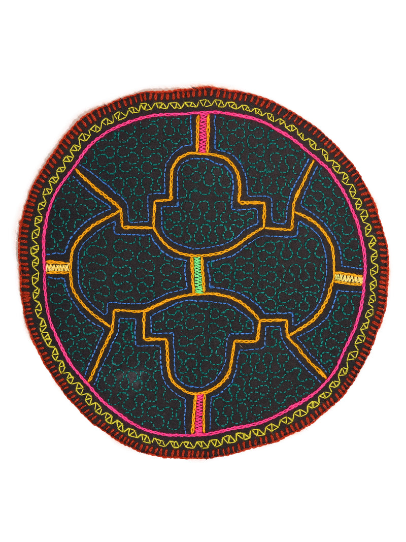 Shipibo Embroidery Cloth - Round