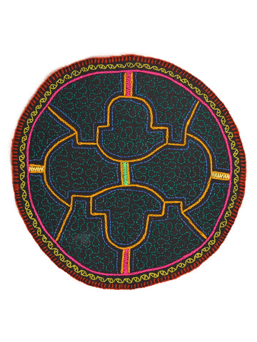 Shipibo Embroidery Cloth - Round